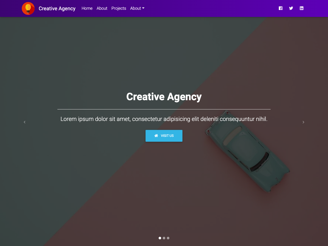 Gatsby Material Design For Bootstrap screenshot