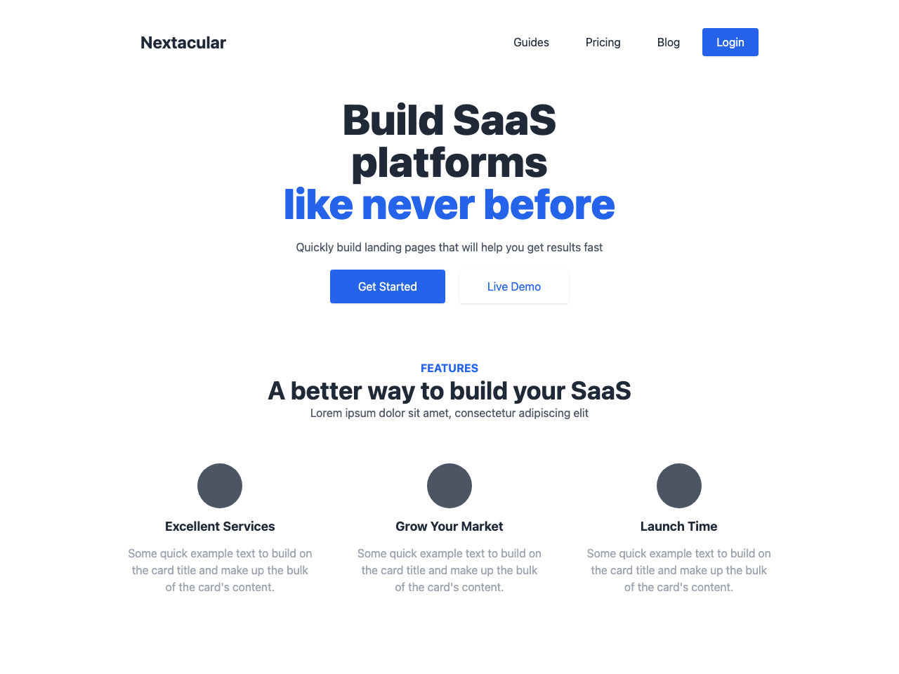 Nextacular screenshot