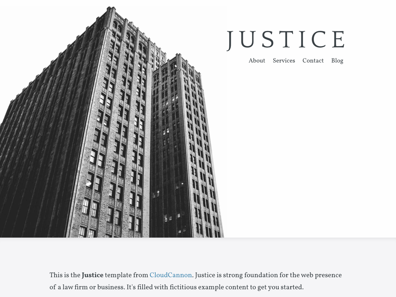 Justice screenshot