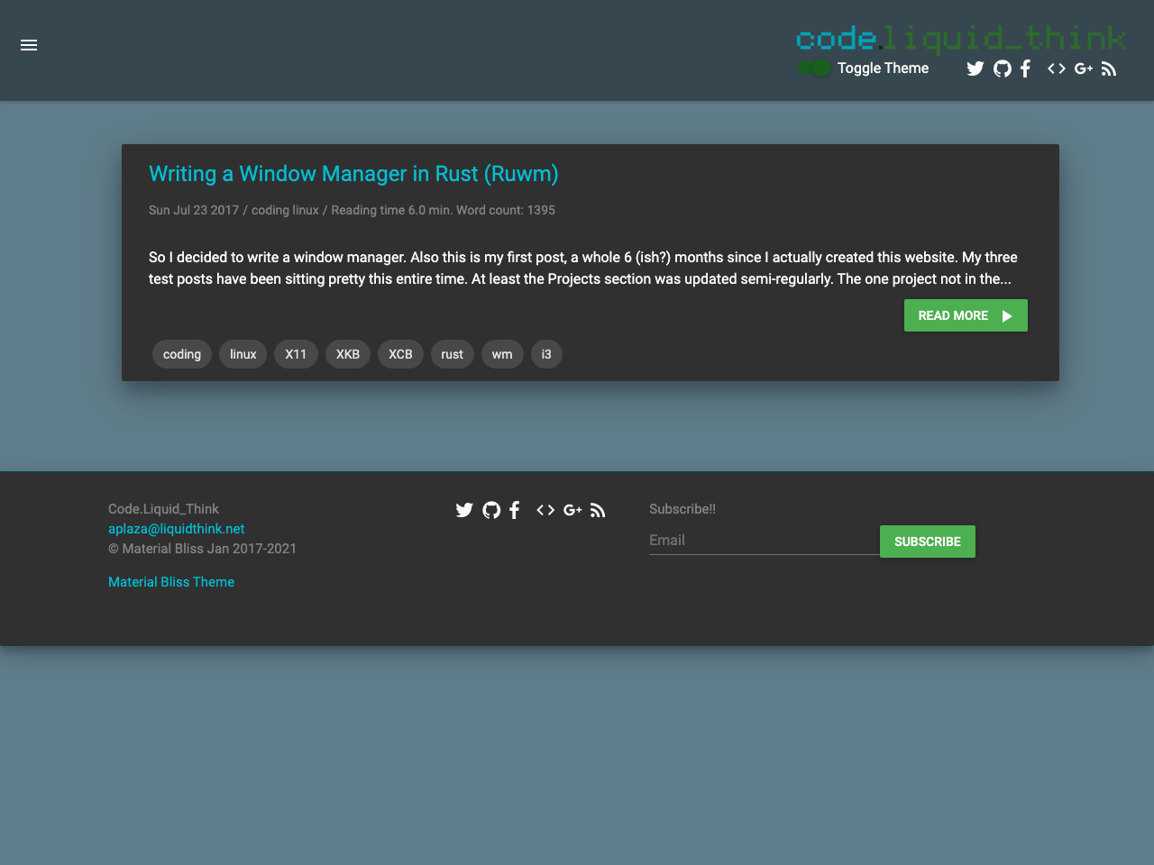 Material Bliss screenshot