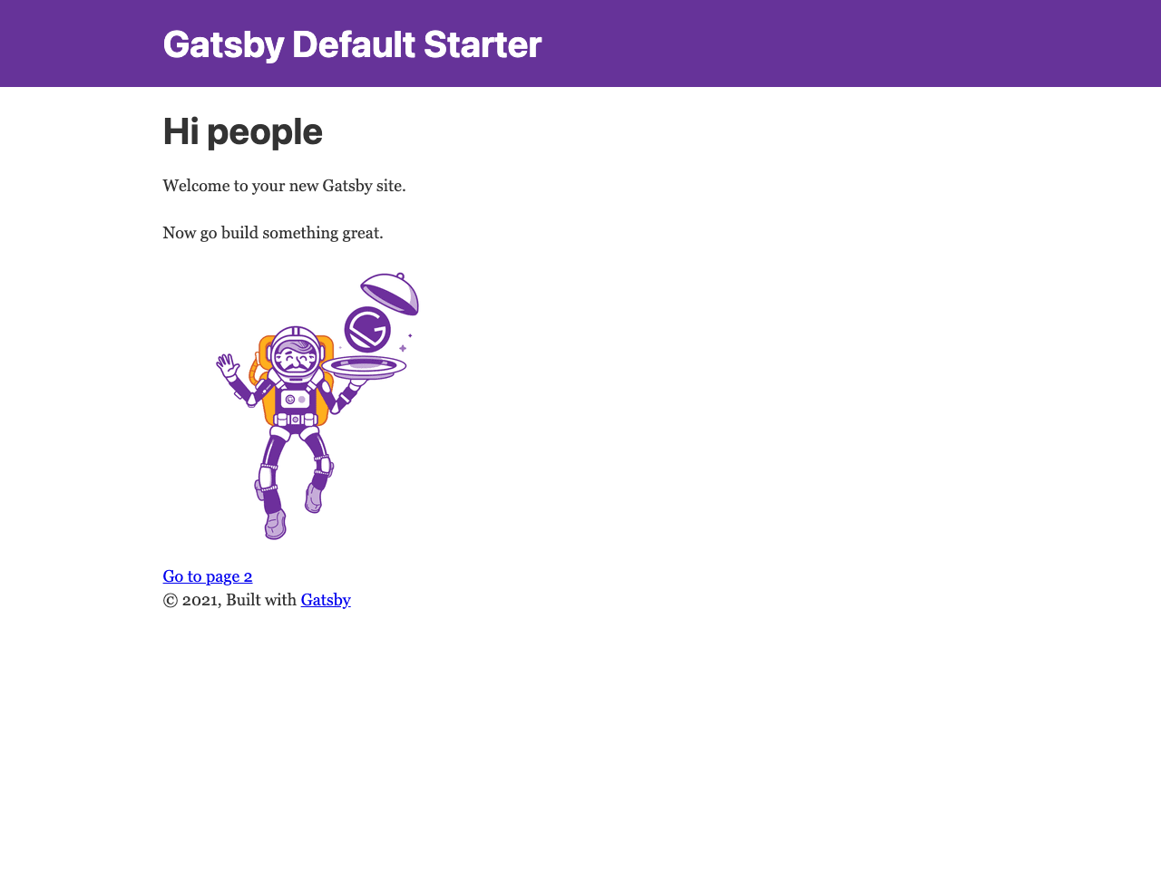 Gatsby Starter Docz screenshot