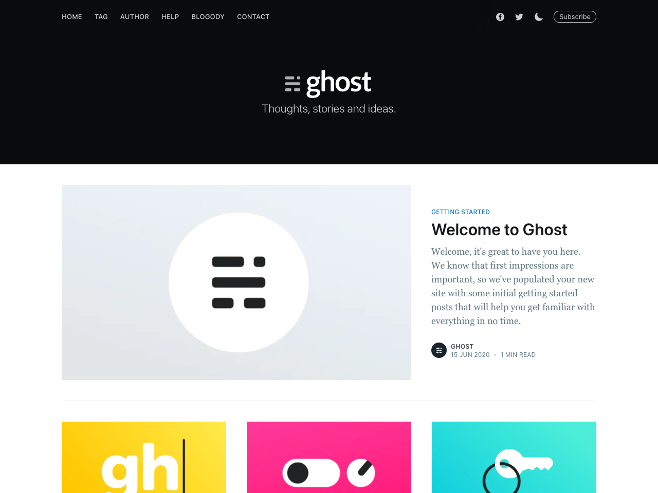 Jamify Blog Starter screenshot