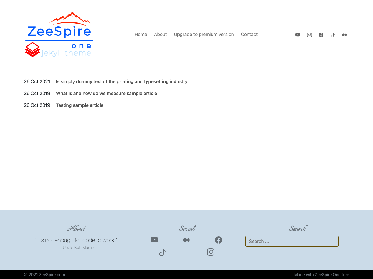 ZeeSpire One screenshot