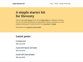 Eleventy Hylia screenshot