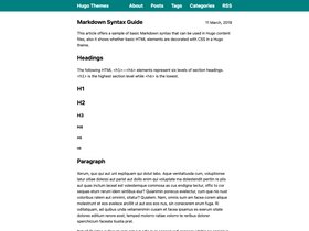 Hugo Flex screenshot