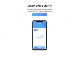 Gatsby Starter Landing Page screenshot