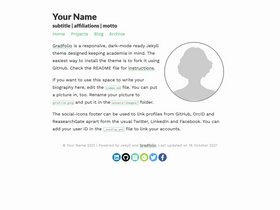 Gradfolio screenshot