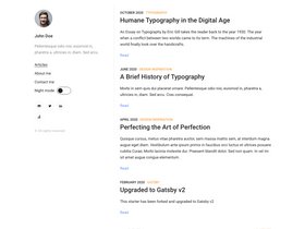 Statiq Starter Kontent Lumen screenshot