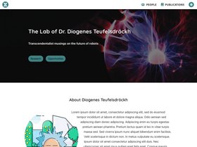 Gatsby Starter for Scientists screenshot